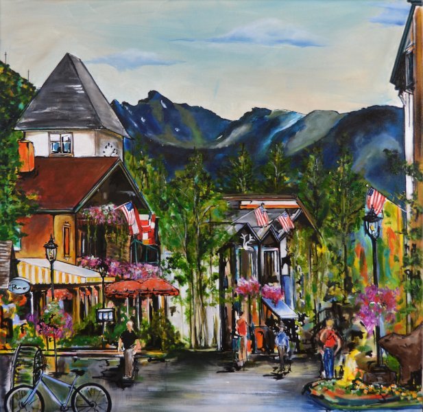 "Summer in Vail Village"