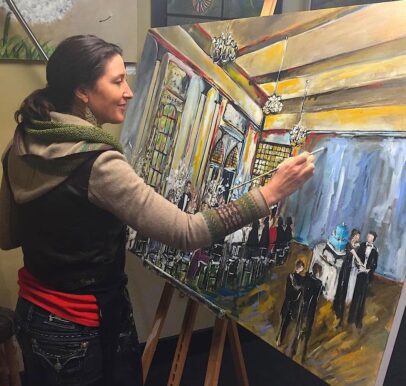 LIVE Wedding Event Painting