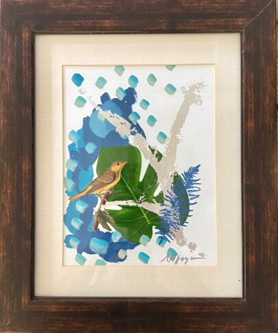 "Mixed-Media Wren"
