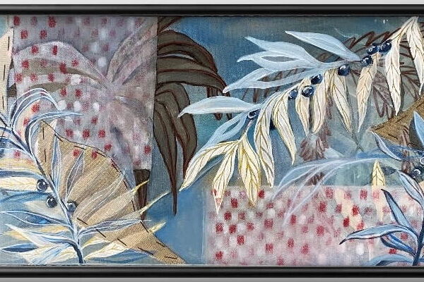 Blueberry Picnic painting