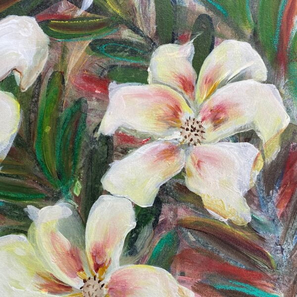 Sweet Magnolias painting (alt. view)