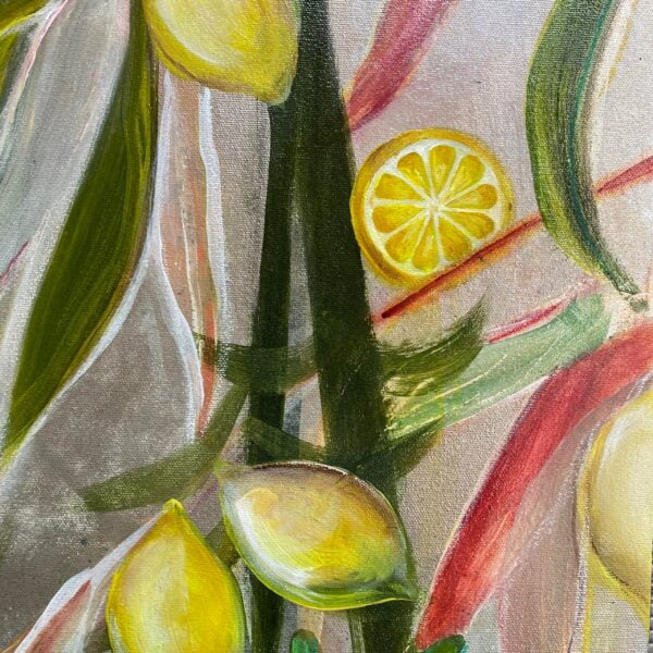 Sweet Magnolias painting (alt. view 2)