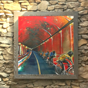 The Yellow Jersey painting