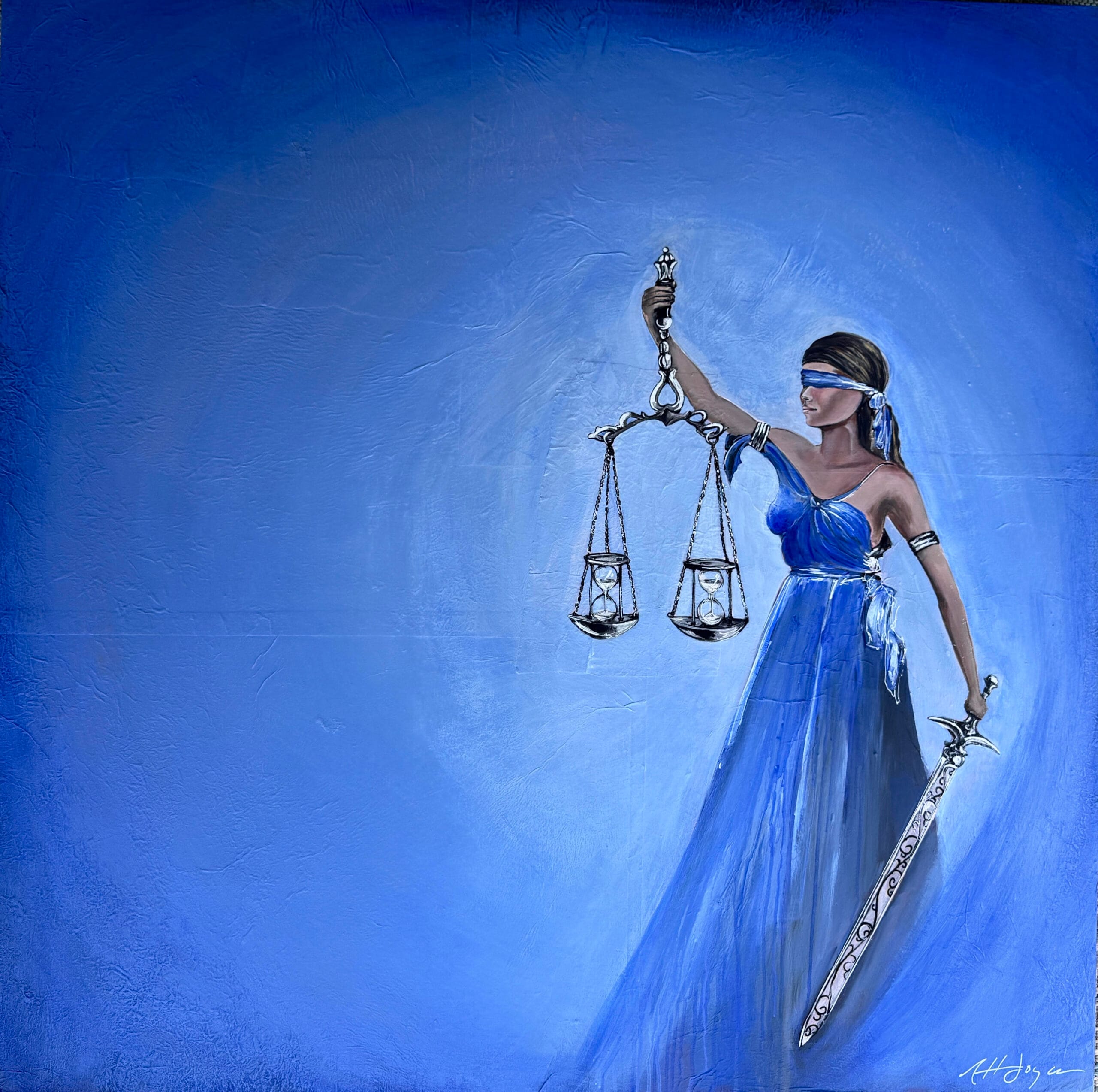The Justice of Time, Blue