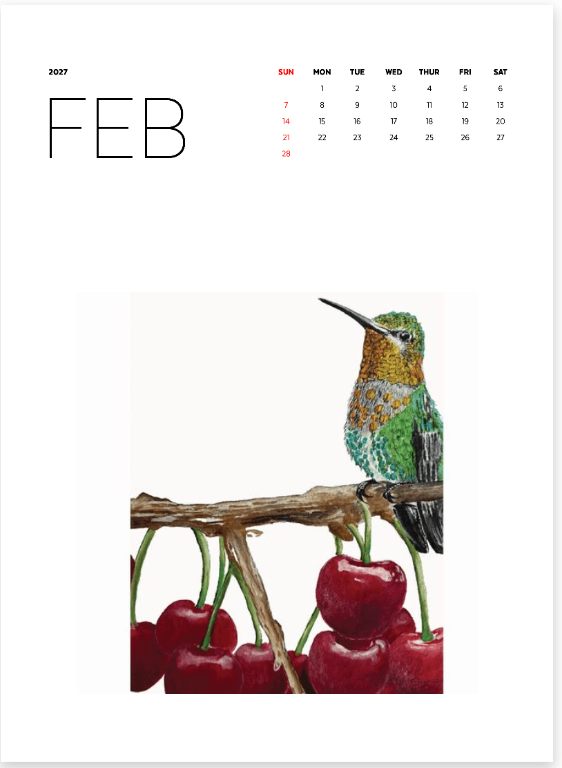 Keepsake Calendar - 14 Framable prints! - Image 15
