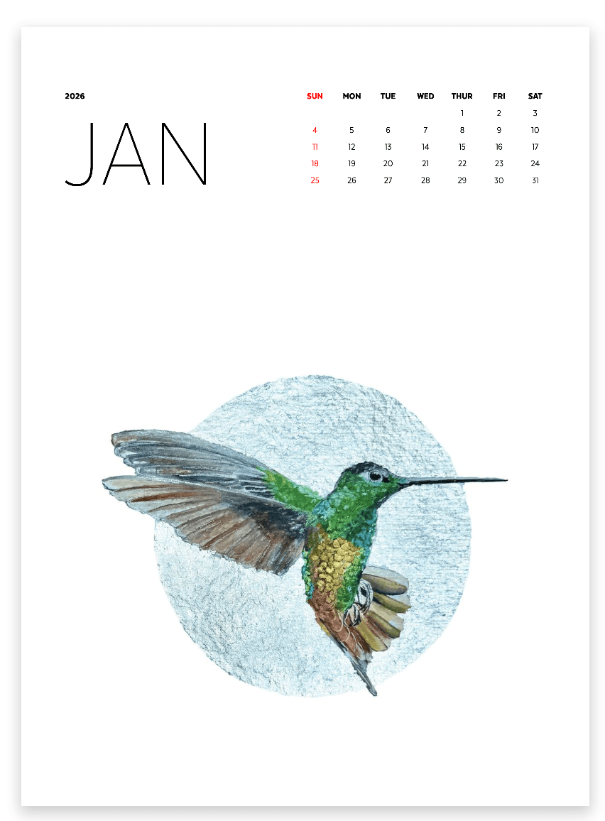 Keepsake Calendar - 14 Framable prints!