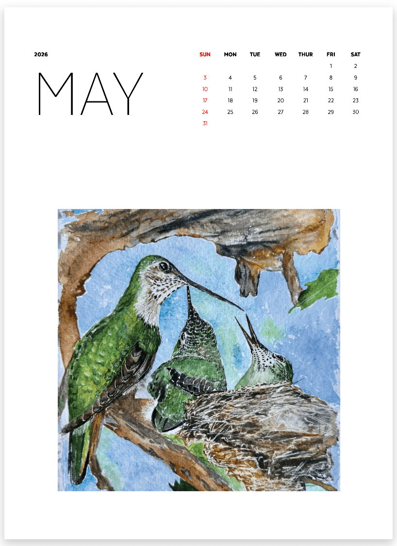 Keepsake Calendar - 14 Framable prints! - Image 6
