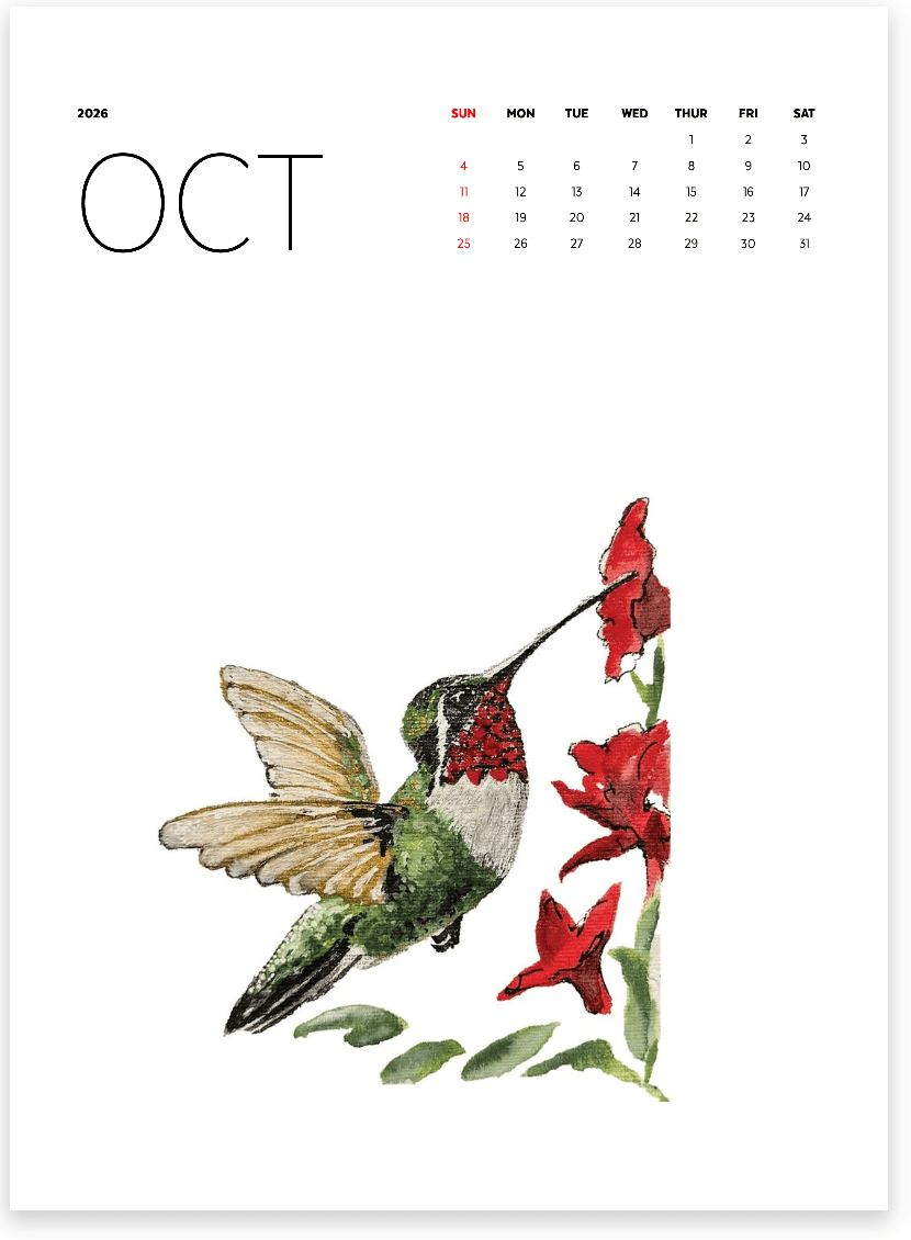 Keepsake Calendar - 14 Framable prints! - Image 11